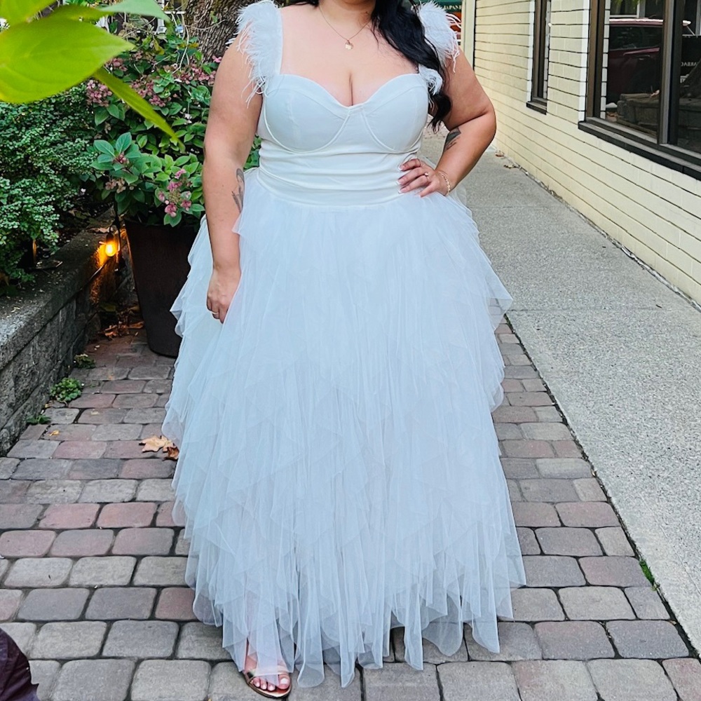 Fashion Nova White Dress! 2X worn only for photos